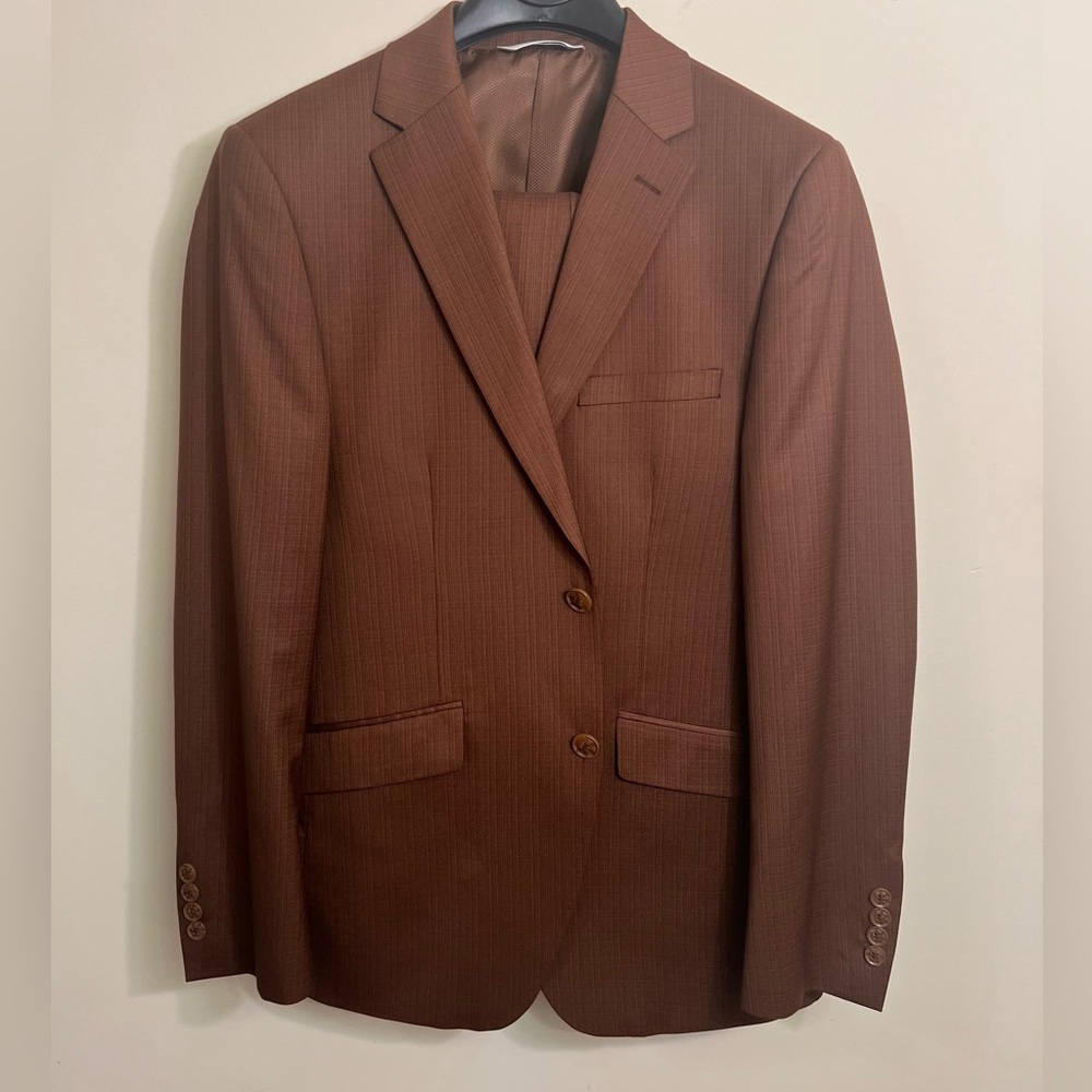 Men’s Brown Slim Fit Suit